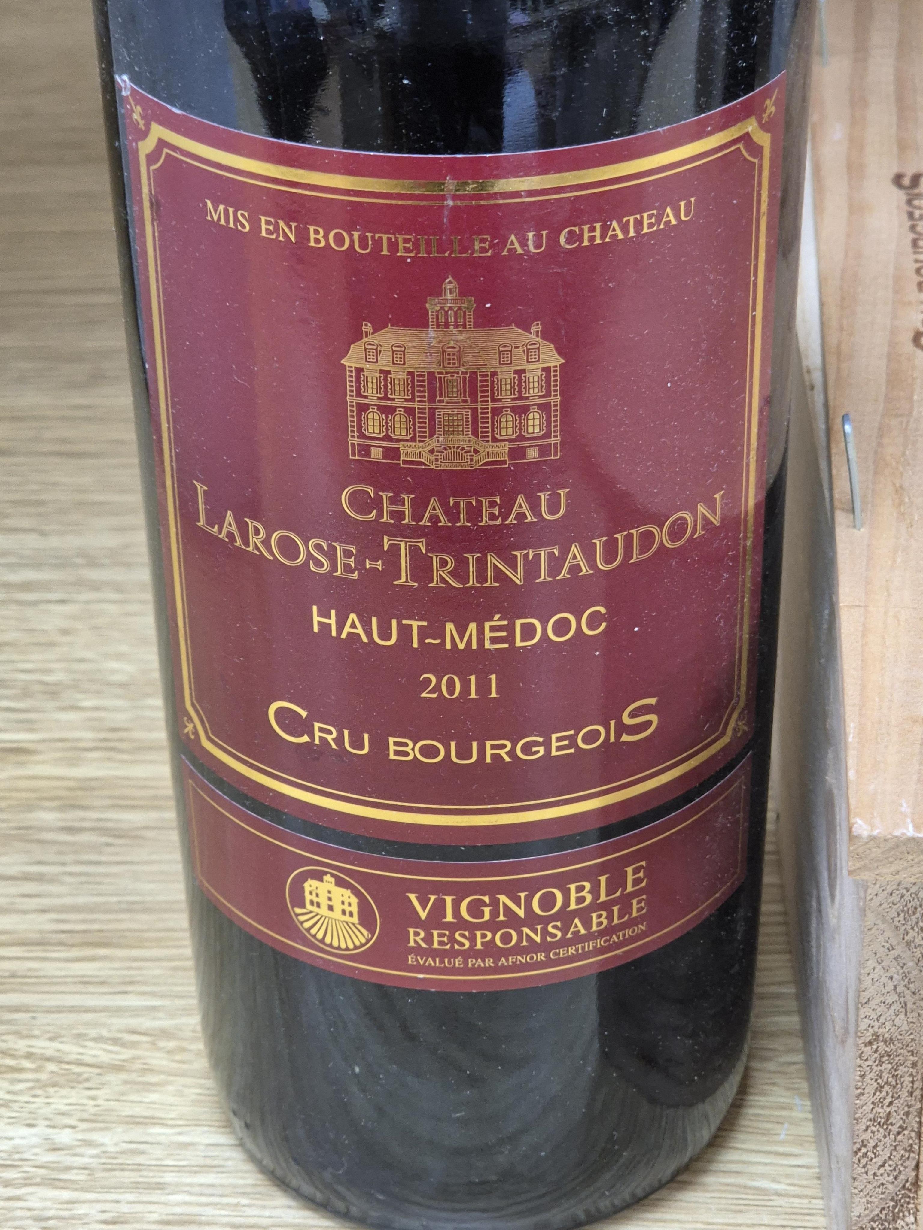 A magnum of Chateau Barreyres haut medoc, 2008, cased and four other magnums of red Bordeaux
